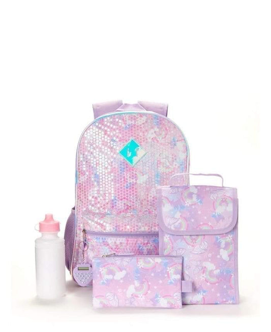 Ice-Cream & Shine 6 Piece Sequins Backpack